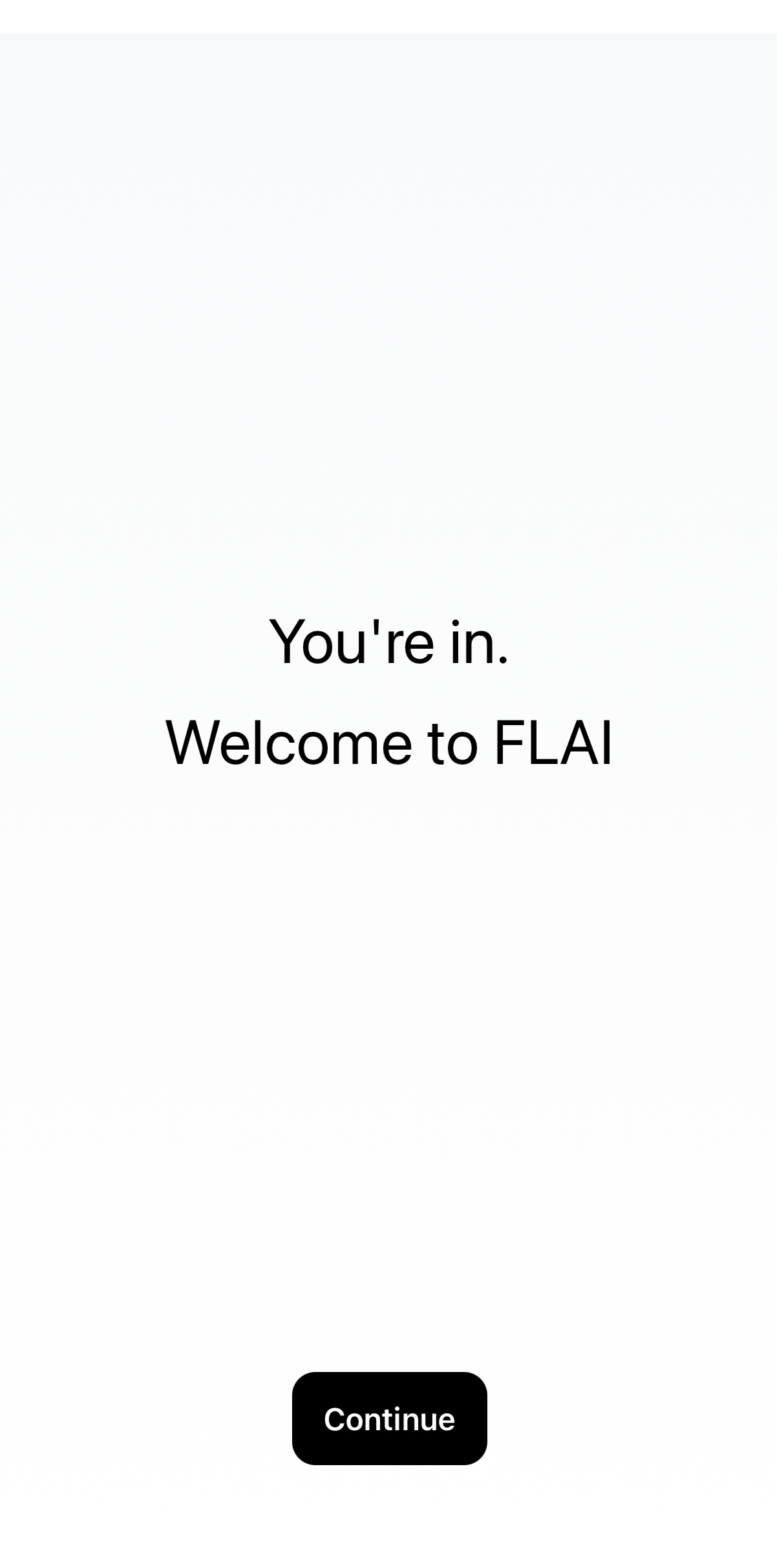 AI Shopping App screen 2